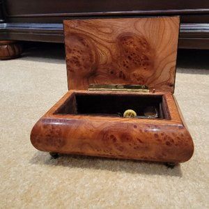 Notturno Intarsio Inlaid Wood Sorrento Italy Music Jewelry Box